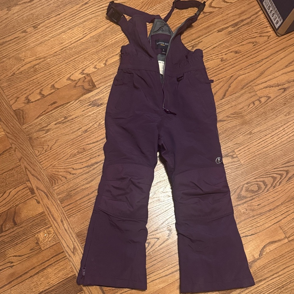 Lands' End Deep Purple Squall Snow Bib